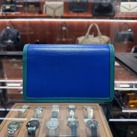 GUCCI #R Super Mini Dionysus Crossbody Bag In Blue - Picture 2 of 14